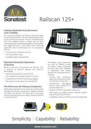 Sonatest Railscan 125 Broşür