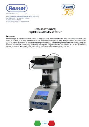 Remet HXD 1000TM LCD